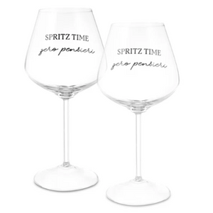 Coppia calici Spritz La Porcellana Bianca