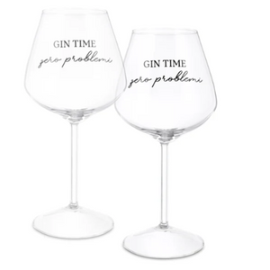 Coppia calici Gin Tonic La Porcellana Bianca