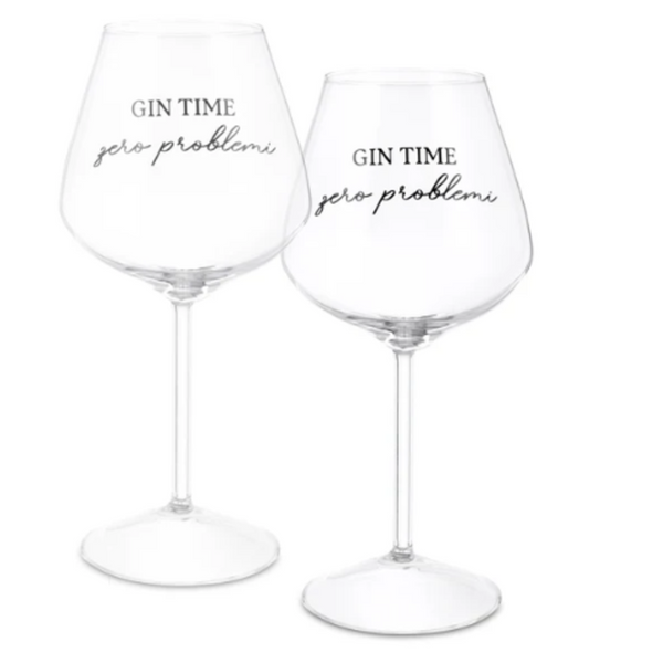 Coppia calici Gin Tonic La Porcellana Bianca