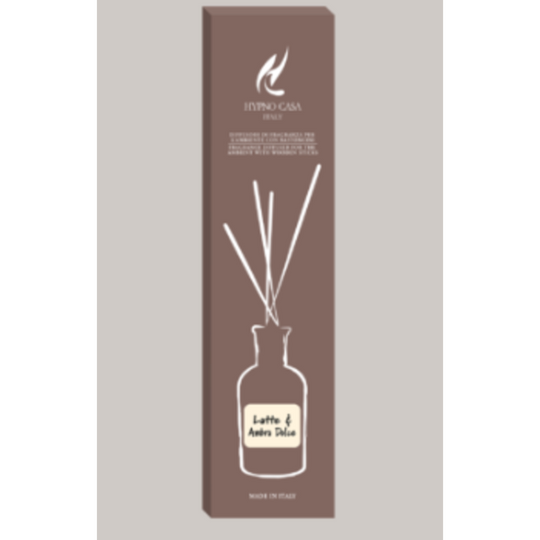 Diffusore a bastoncini Hypno Casa Chic - Latte & ambra dolce