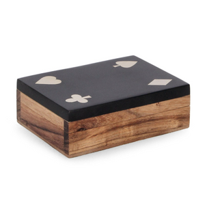 Decorazione scatola con carte Bizzotto Fortune