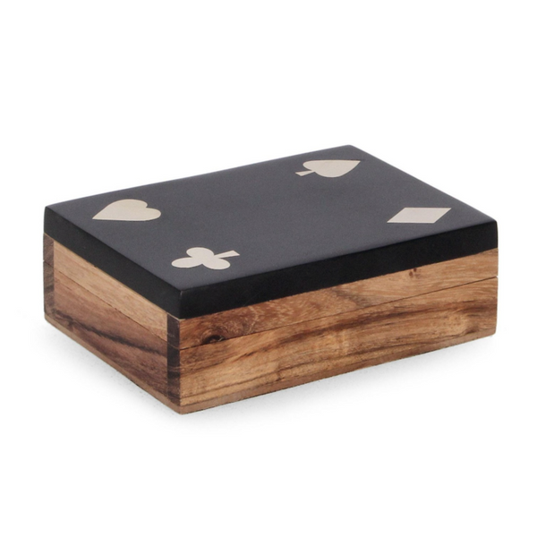 Decorazione scatola con carte Bizzotto Fortune