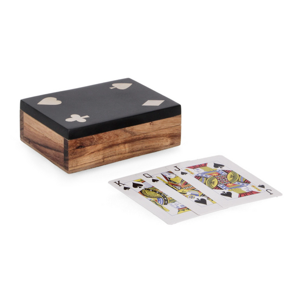 Decorazione scatola con carte Bizzotto Fortune