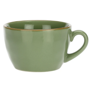 Tazza colazione Rose & Tulipani Concerto - verde oliva