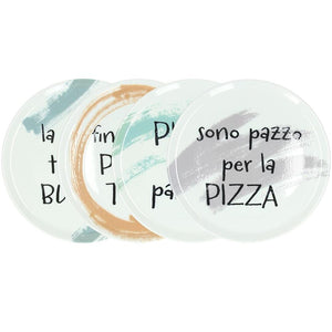 Set 4 piatti pizza Andrea Fontebasso