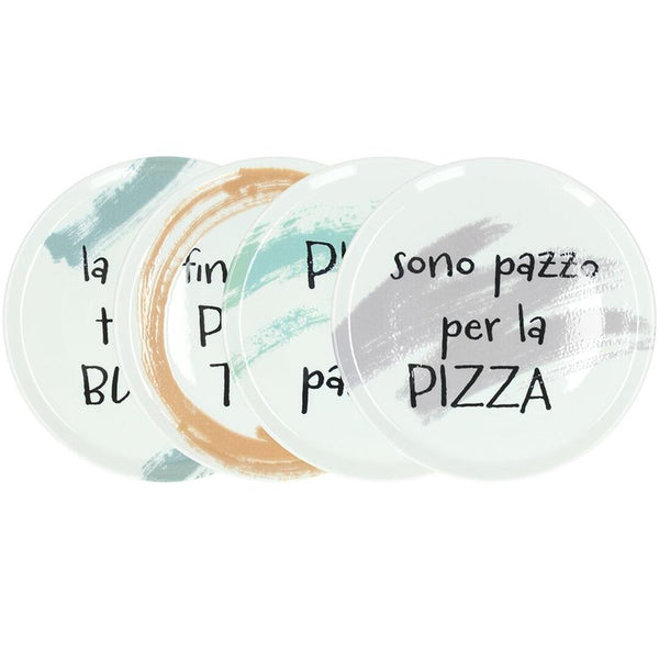 Set 4 piatti pizza Andrea Fontebasso