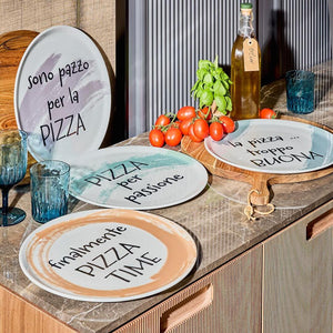 Set 4 piatti pizza Andrea Fontebasso