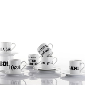 Coppia tazza caffè Weissestal Graffiti
