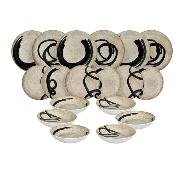 Servizio tavola Andrea Fontebasso Maori - 18 pz