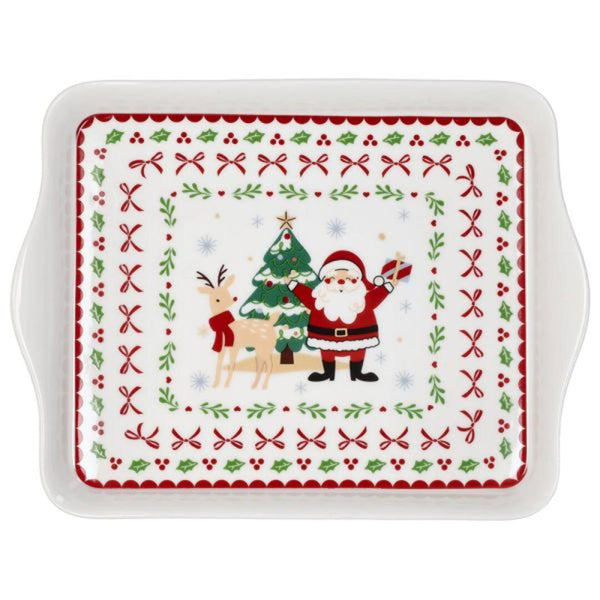 Set 2 mug c/vassoio Andrea Fontebasso Let it snow