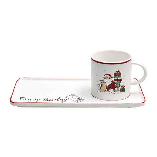 Set tazza c/piatto Andrea Fontebasso Let it snow