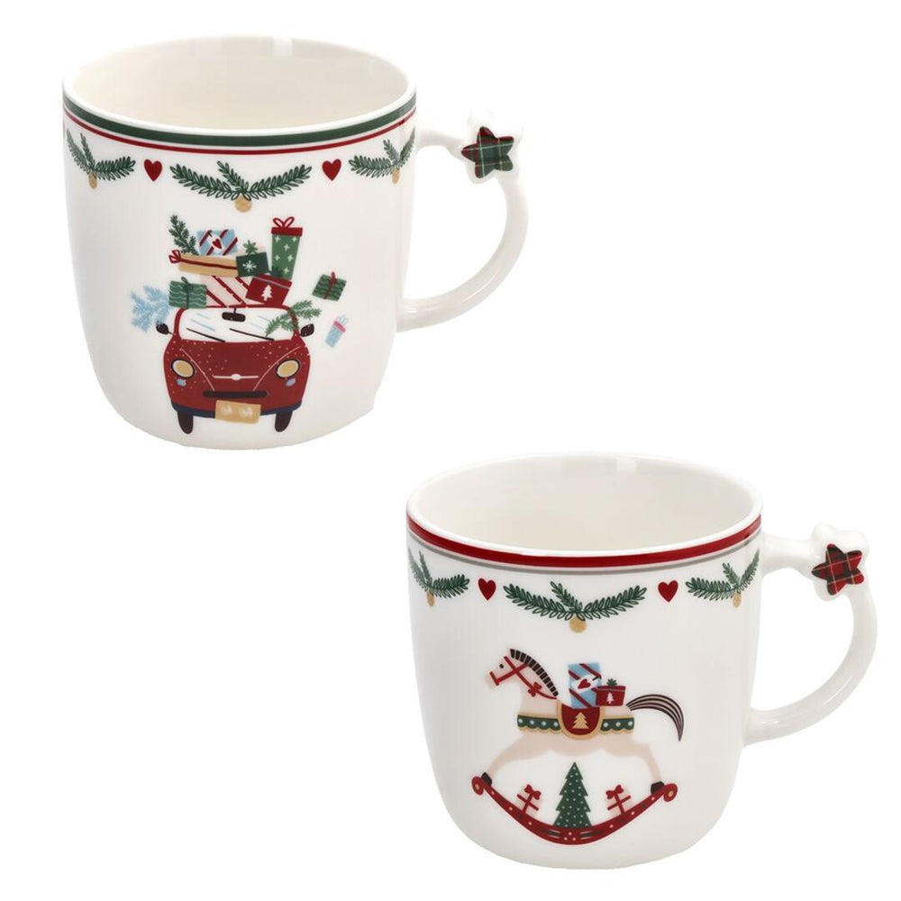 Coppia tazze mug Andrea Fontebasso Let it snow