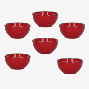 Coppetta Rose & Tulipani Concerto rosso - 6 pz
