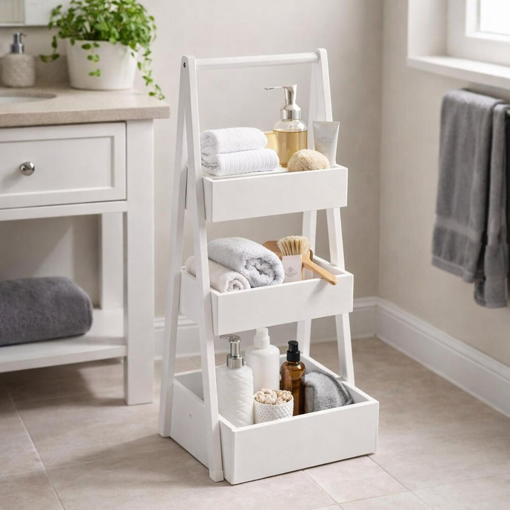 Scaffale 3 ripiani Versa - bianco