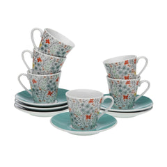 Tazza caffè Versa Fiorella - 6 pz