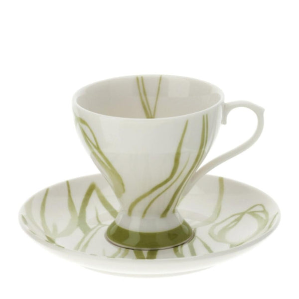 Coppia tazze caffè Hervit Tulip - verde