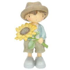 Bimbo Andrea Fontebasso con girasole