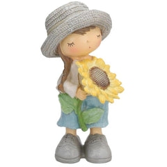 Bimba Andrea Fontebasso con girasole