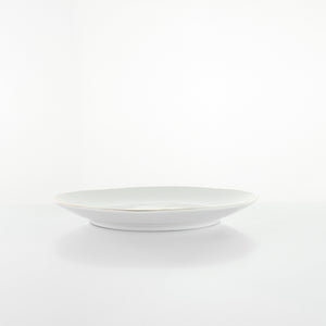 Piatto frutta Weissestal Onix White Dots - 6 pezzi