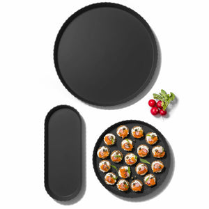 Vassoio rotondo Blim Plus Atena - carbon black
