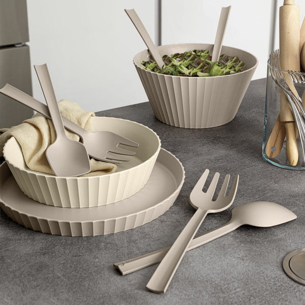 Posate insalata Blim Plus Paestum - moka grey