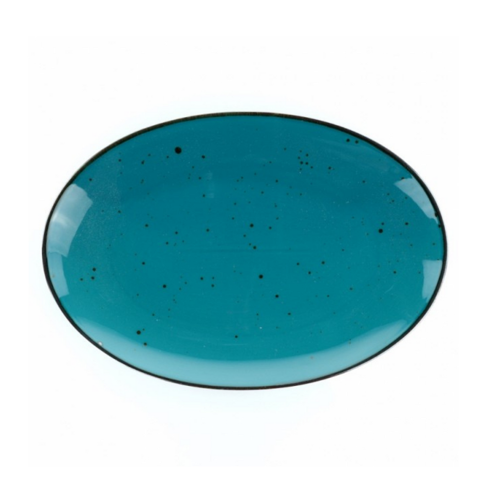 Piatto portata ovale Cottage Weissestal blu galaxy