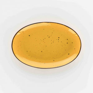 Piatto portata ovale Cottage Weissestal yellow