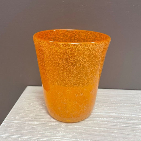 Bicchiere Memento in pasta di vetro colorato