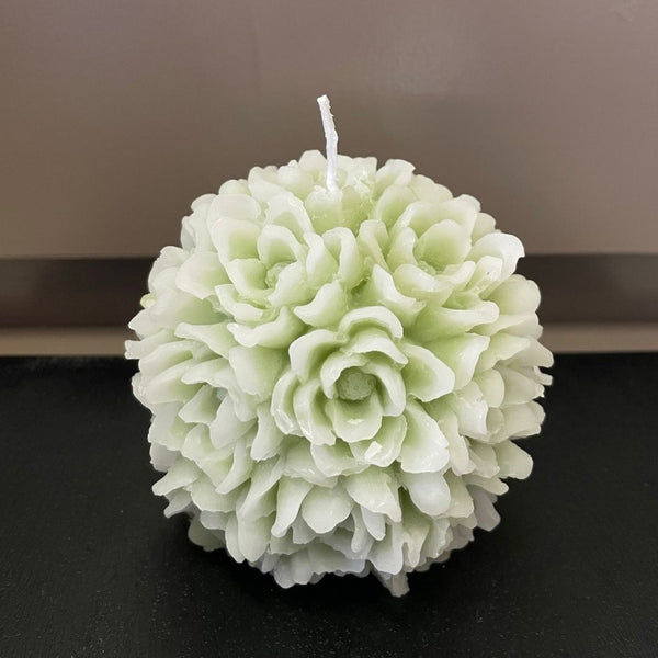 Candela sfera fiore Cereria Parma