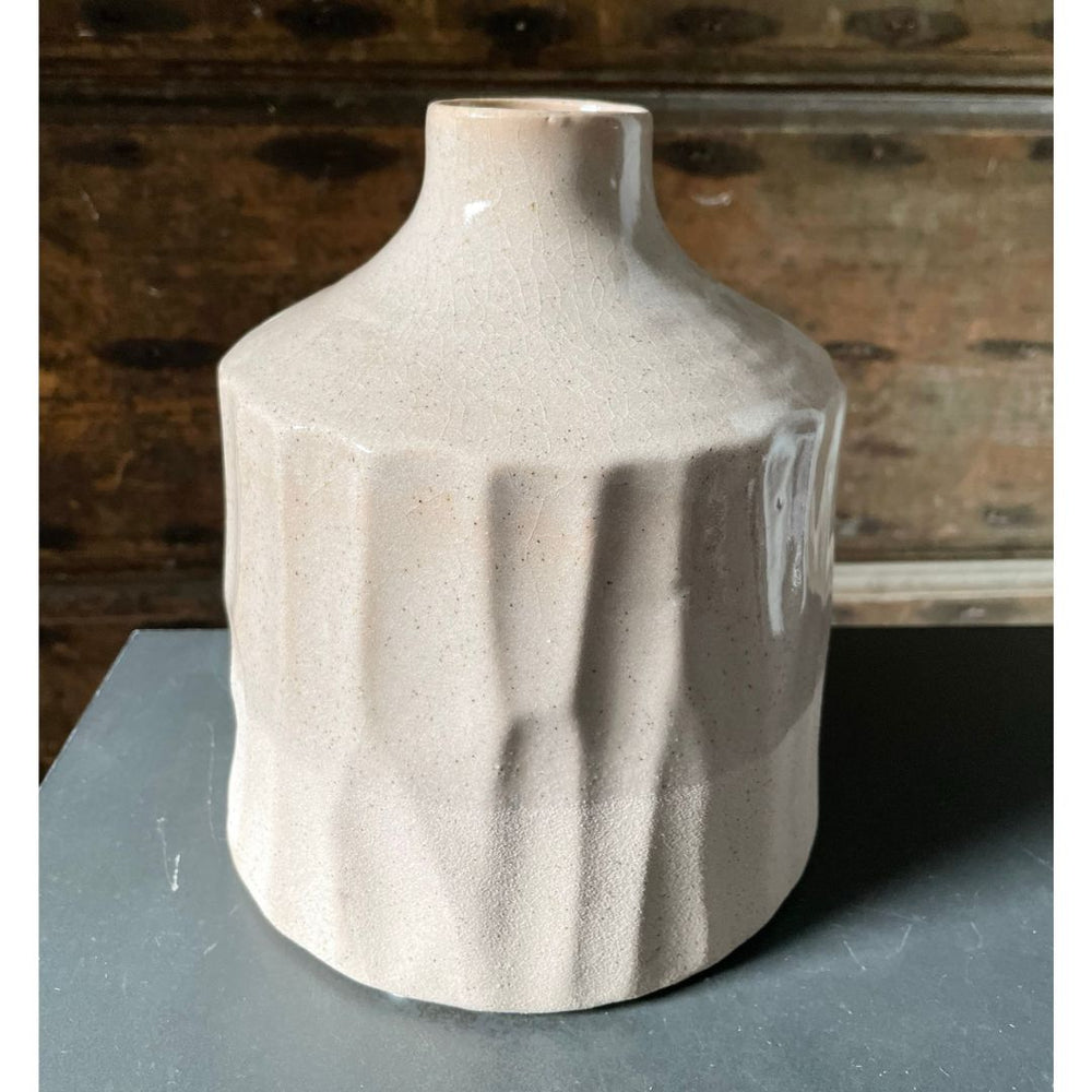 Vaso bottiglia rosa antico