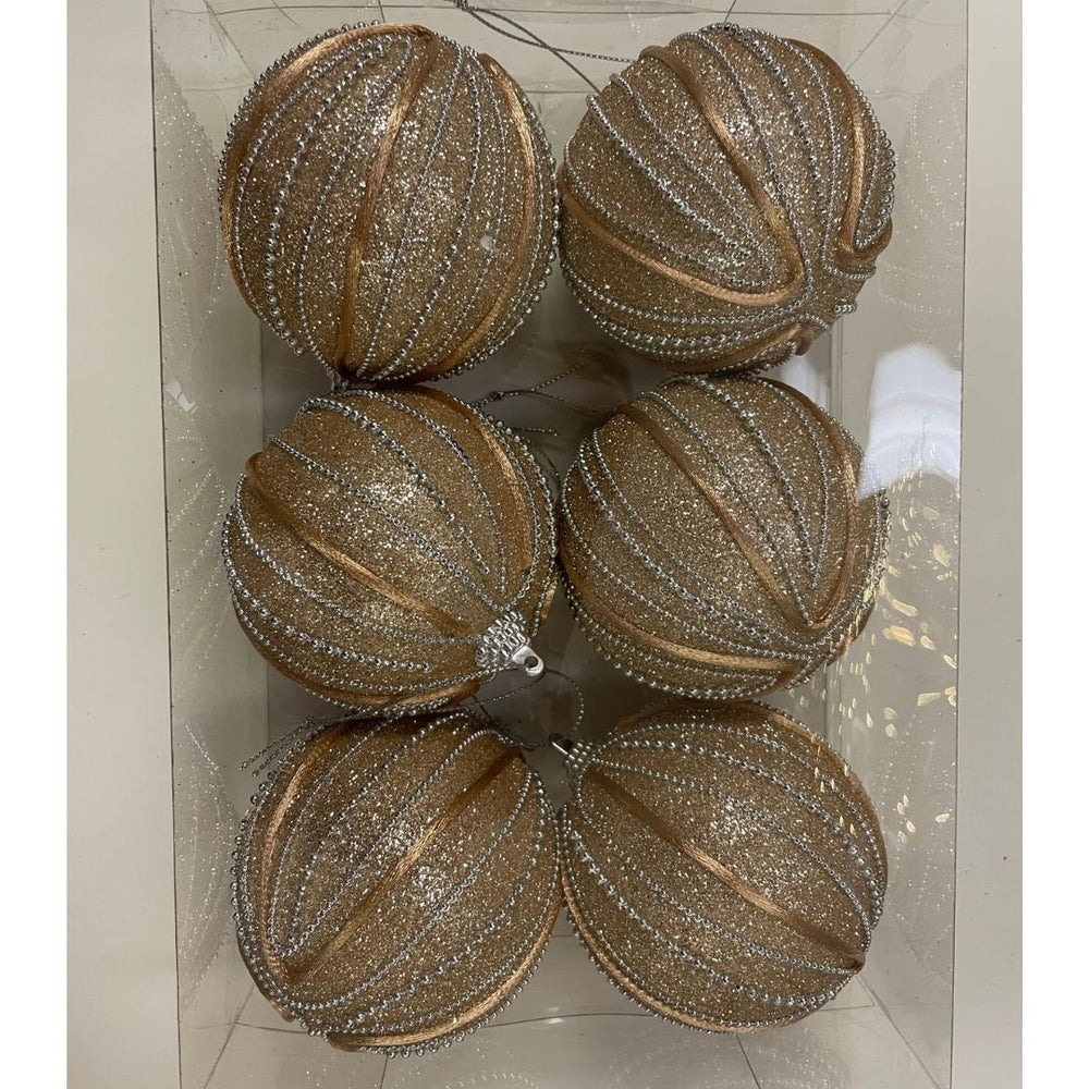 Confezione 6 pezzi pallina ok Natale Bizzotto