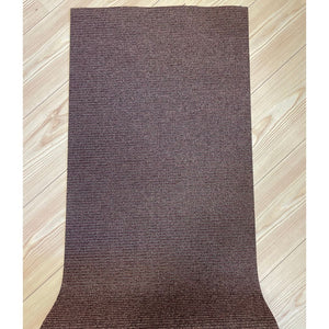 Tappeto passatoia a misura marron - H 52