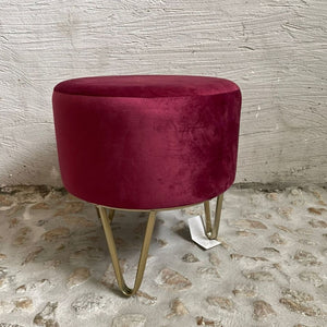Pouf Andrea Fontebasso bordeaux