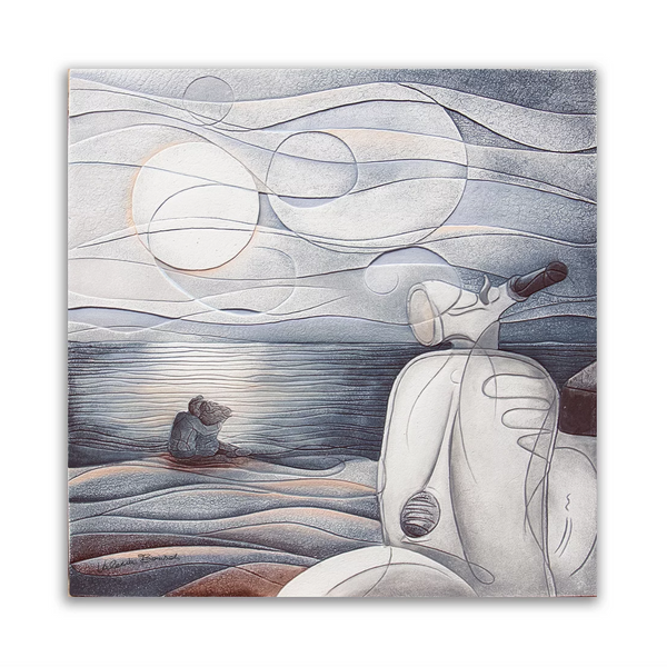 Quadro Cartapietra "Vento d’estate"