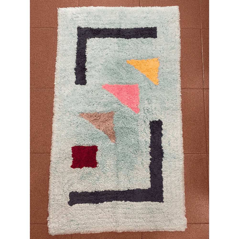 Tappeto Saniflor Decoro Geometrico - 60x110 cm