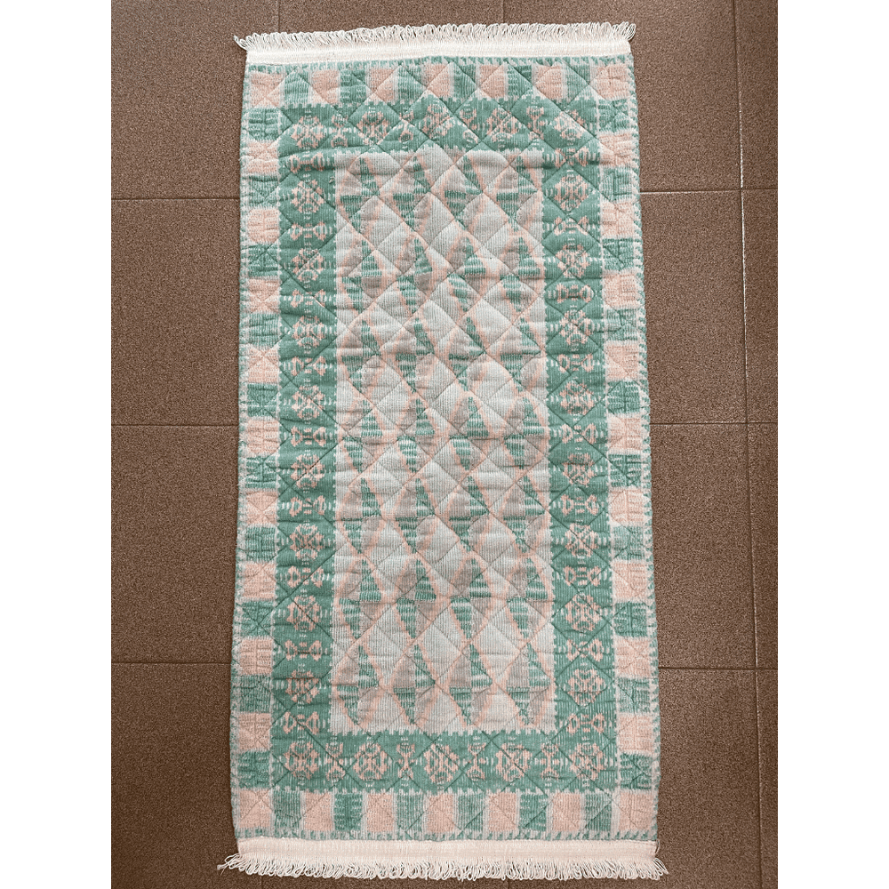 Tappeto Decoro Geometrico - 55x110 cm