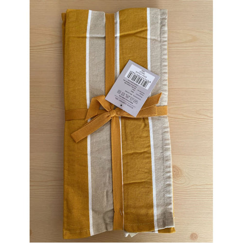 Set 3 pezzi strofinacci Evviva in cotone assortiti - azzurro avio/giallo