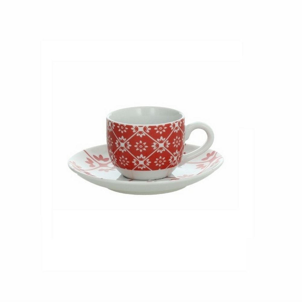 Tazza caffè Andrea Fontebasso Piper Rosso - 6 pezzi