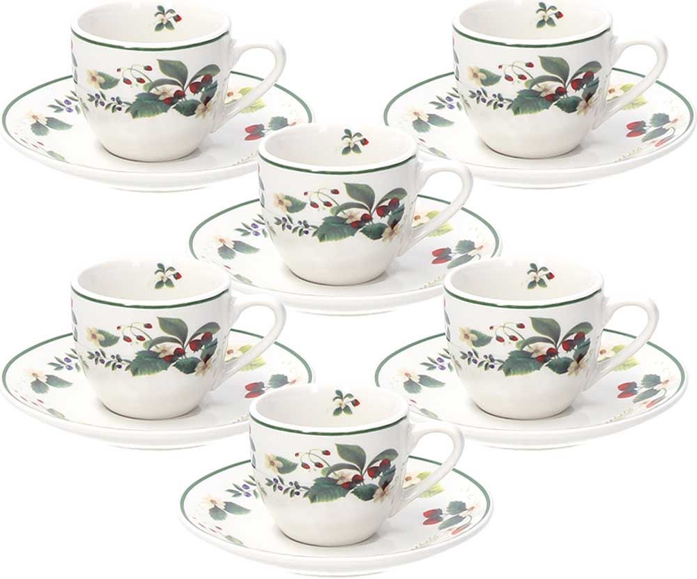 Tazza caffè Andrea Fontebasso Sweet Berry - 6 pezzi