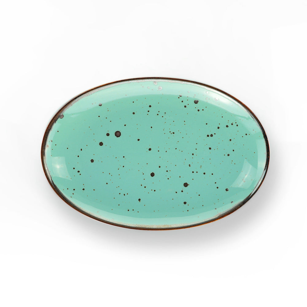 Piatto portata ovale Cottage Weissestal tiffany