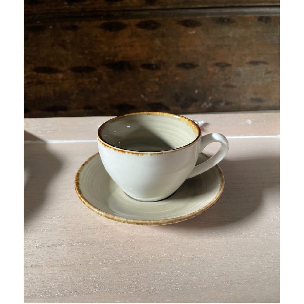 Coppia tazza thè/cappuccino H&H
