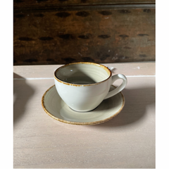 Coppia tazza thè/cappuccino H&H