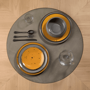 Piatto piano Cottage Weissestal yellow - 6 pezzi